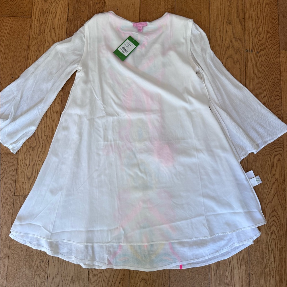 NWT Lilly Pulitzer Ellie Tunic Dress SZ XS Resort White - Picture 11 of 14